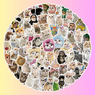 100 Sticker Mèo Dễ Thương