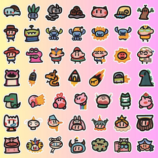 100 Sticker Pokemon Dễ Thương