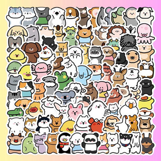 100 Hình Động Vật Dễ Thương Nhám sticker