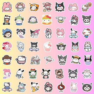 100 Sticker Sanrio Hỗn Hợp Dễ Thương