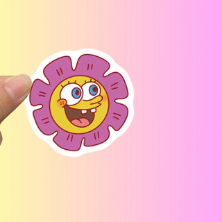 100 Sticker Anime Spongebob Squarepants Dễ Thương