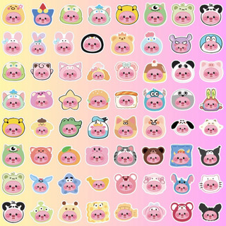 22 - Set 50 Sticker Anime Pororo