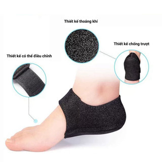 Tất Đệm Gót Chân Silicon, Miếng Bảo Vệ Miếng Lót Gót Chân Có Thể Điều Chỉnh Thoáng Khí Giảm Áp Lực Life Plus - TGN03