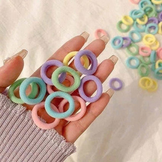 Bộ 500 Chun Cột Tóc Nhiều Màu Sắc Dành Cho Bé, Độ Co Dãn Tốt - Miễn Phí Ship 🎀