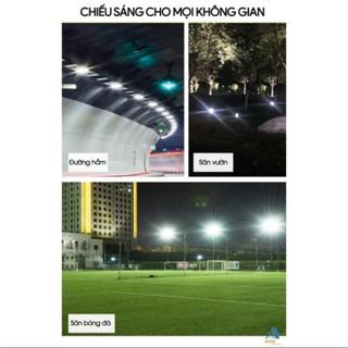 (LOẠI I) Đèn Pha ngoài trời, Đèn Pha COB Công suất 50W - 300W, Điện 220V, Chống nước IP66, BH 3 năm