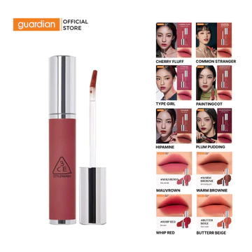 Son Kem Bùn Mịn Lì 3CE Hazy Lip Clay 4gr