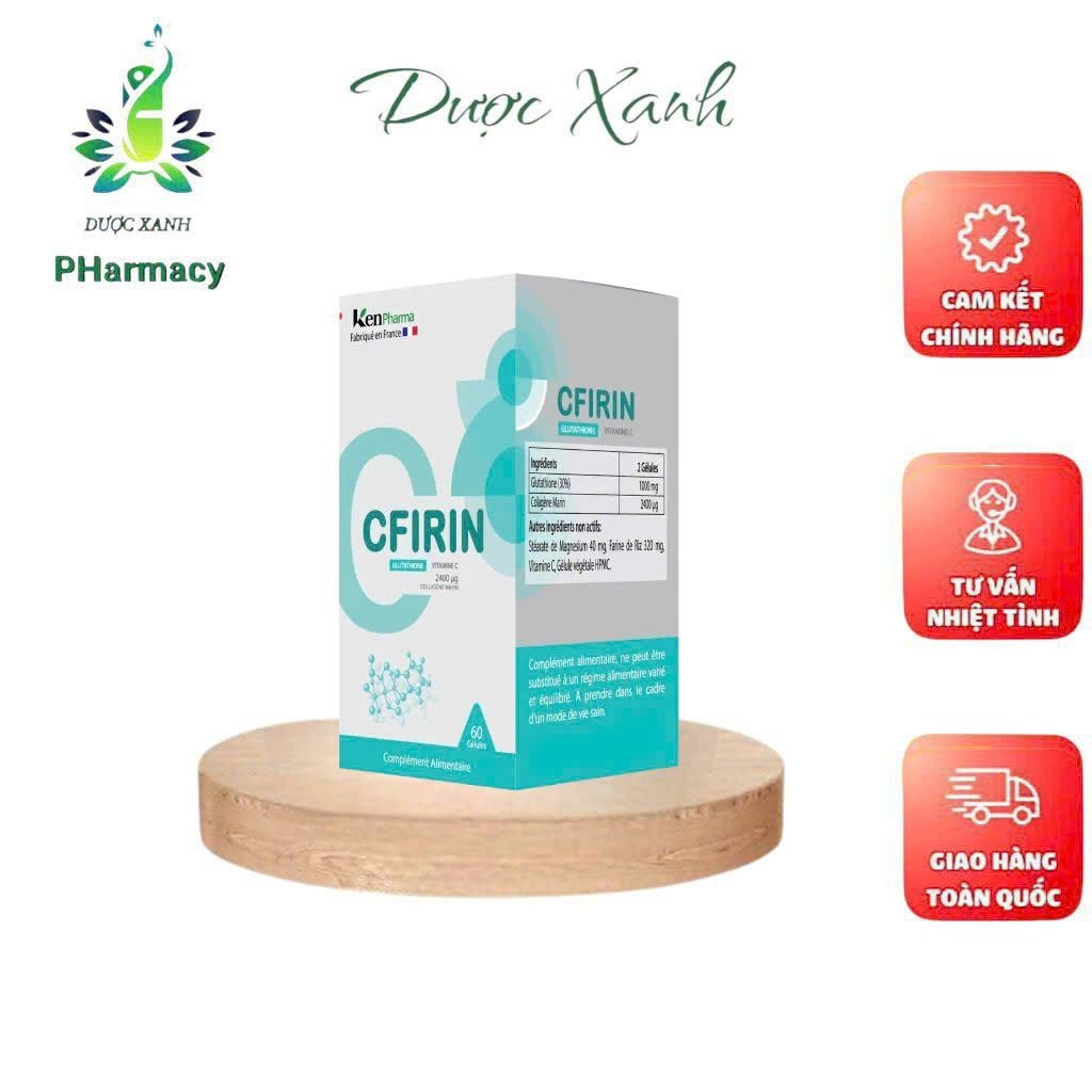 cfirin glutathione vitamin c CHÍNH HÃNG] Viên uống trắng da Pháp - Tăng cường Glutathione, C, ngăn ngừa oxy hóa, giảm thâm nám Figure 1 from Depletion