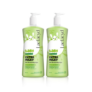 [KOL LIVESTREAM] Bộ 2 Sữa Tắm Gội Trẻ Em Lactacyd Baby Extra Milky Làm Sạch Dịu Nhẹ và Dưỡng Ẩm Vượt Trội Jumbo 800ml