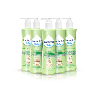 Bộ 5 chai Sữa Tắm Gội Trẻ Em Lactacyd Baby Extra Milky Làm Sạch Dịu Nhẹ và Dưỡng Ẩm Vượt Trội 500ml/chai
