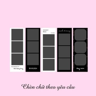 [In Từ 5 Ảnh] Ảnh Photostrip 5x15cm, 10x15 In theo yêu cầu,In ảnh photobooth