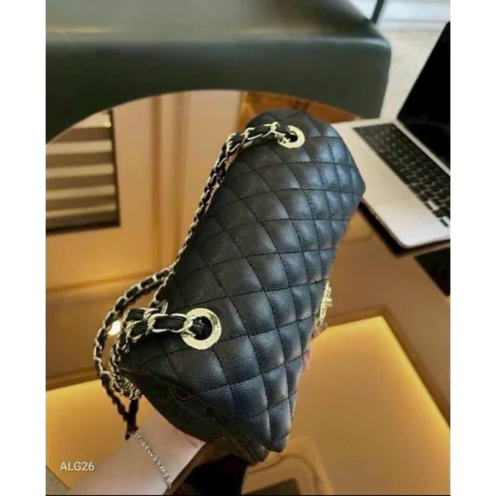Túi xách họa tiết trần trám tag bạc kèm hộp, size 25 hàng 2 nắp size 22 1 nắp CAM KẾT ĐẸP NHƯ HÌNH
