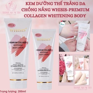 Kem Dưỡng Thể Trắng Da Chống Nắng WHISIS-Premium Collagen Whitening Body Lotion 200ml