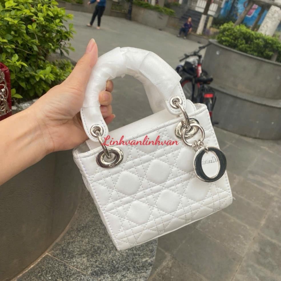Túi cầm tay nữ túi đeo chéo size 17cm kèm hộp
