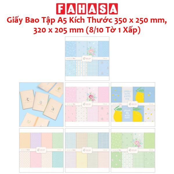 Giấy Bao Tập A5 Kích Thước 350 x 250 mm, 320 x 205 mm (8/10 Tờ 1 Xấp)
