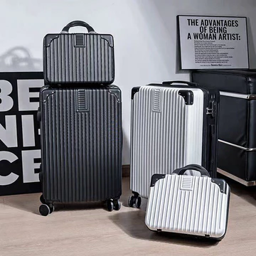 Vali thời trang retro đa năng có bánh xe im lặng, vali du lịch có hộp mật khẩu, vali du lịch nam