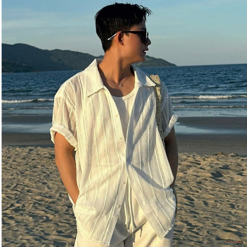 áo sơ mi nam đi biển