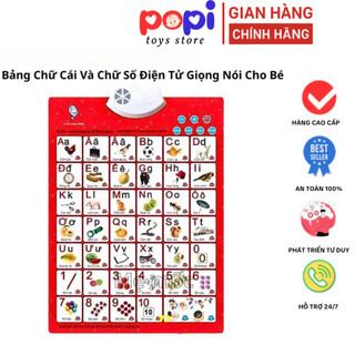 BỘ SÁCH ĐIỆN TỬ GIÁO DỤC CHỮ CÁI VÀ SỐ TIẾNG VIỆT CÓ GIỌNG NÓI CHO TRẺ EM HỌC ĐỌC POPITOYS