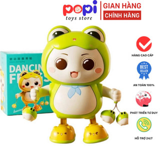 Robot Ếch Nhảy Múa Phát Nhạc - Đồ Chơi Dễ Thương Biết Hát và Nhảy Mang Đến Niềm Vui Cho Trẻ Nhỏ