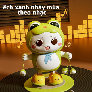 ```Đồ Chơi Ếch Xanh Pin Phát Nhạc – Có Đèn, Nhảy Múa Vui Nhộn, Giúp Bé Yêu Thoải Mái Vui Chơi Hàng Ngày```