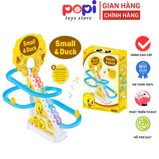 Cầu Trượt Vịt Vàng Cho Trẻ Em – Đồ Chơi Thú Vị Kèm Nhạc, 3 Con Vịt, Phát Triển Tư Duy Sáng Tạo cho Bé
