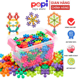 "Bộ Lắp Ghép 3D Hình Hoa Mai 200/400 Chi Tiết Dành Cho Trẻ – Kèm Sách Hướng Dẫn, Phát Triển Tư Duy & Kỹ Năng Khéo Tay"