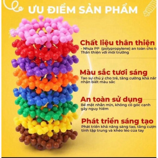 "Bộ Lắp Ghép 3D Hình Hoa Mai 200/400 Chi Tiết Dành Cho Trẻ – Kèm Sách Hướng Dẫn, Phát Triển Tư Duy & Kỹ Năng Khéo Tay"