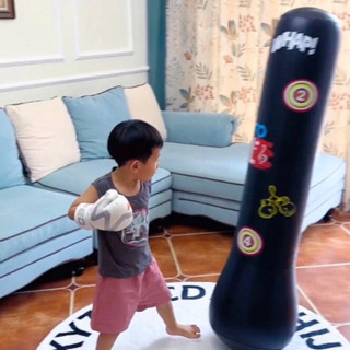 Bộ Đồ Chơi Boxing Hơi Cho Trẻ Em Kèm Bơm, Cột Đấm Bốc Giúp Bé Tập Thể Dục Vui Vẻ Tại Nhà Một Cách Thú Vị.