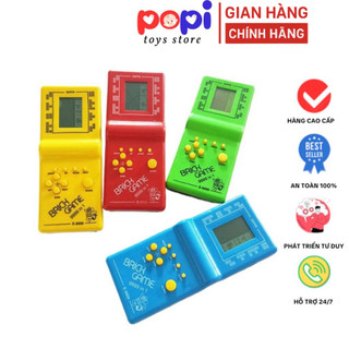 Máy Chơi Game Cầm Tay Brick Game Có Pin – Đồ Chơi Xếp Hình Điện Tử Thú Vị Dành Cho Trẻ Em - POPITOYS