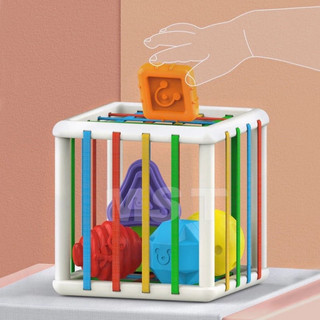 ```Hộp Đồ Chơi Thả Hình Khối Dành Cho Trẻ 1-3 Tuổi – Phát Triển Trí Tuệ, Giáo Dục Montessori Chất Lượng - POPITOYS```