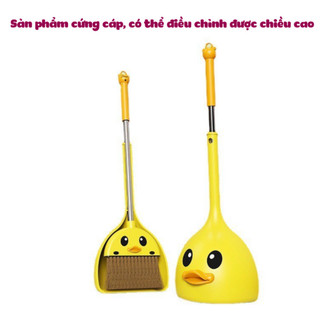 Bộ Đồ Chơi Vịt Vàng Hút Rác Cho Trẻ, Chổi Quét Nhà Dễ Dàng Tháo Lắp - Đồ Chơi Mini POPITOYS Cho Bé Yêu!