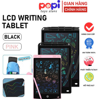Bảng Vẽ LCD Đa Màu 8.5/12 Inch Cho Trẻ Em Từ 3-8 Tuổi, Máy Tính Bảng Có Dây Đồ Chơi Nghệ Thuật - POPI