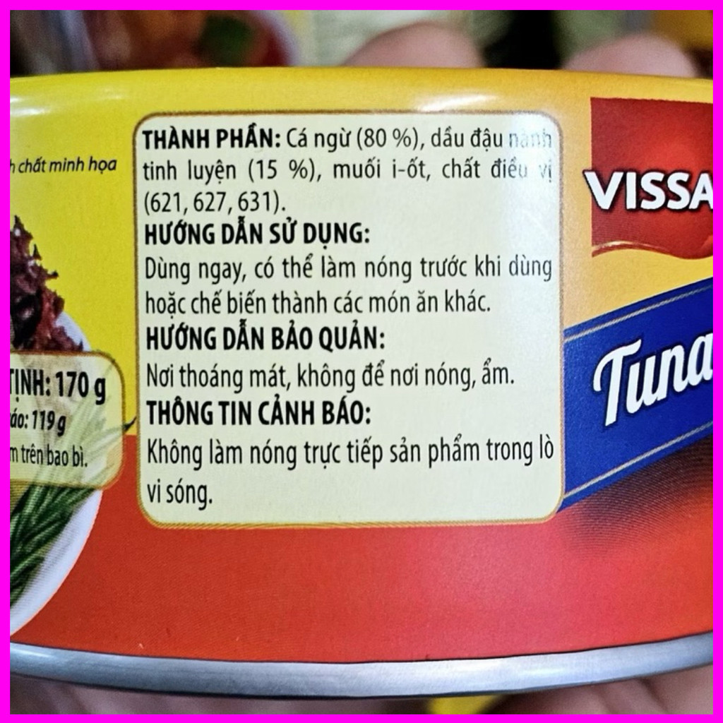 [ COMBO 4 HỘP ] Cá Ngừ Xốt Dầu Vissan – Date 2028, HSD 36 Tháng, Ăn Liền Tiện Lợi