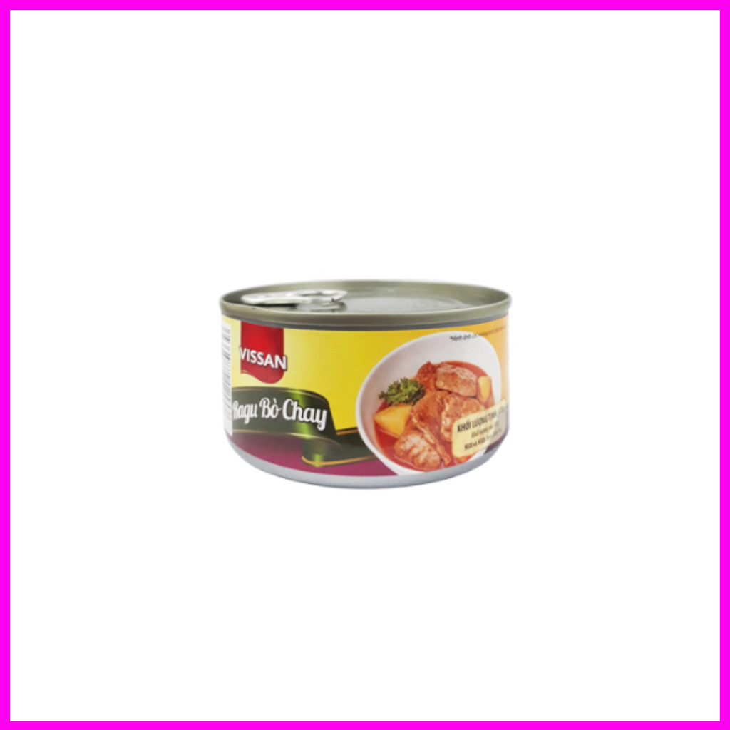 [Combo 5 Hộp] Ragu Bò Chay Vissan 170g – Chính Hãng Date 2028, HSD 36 Tháng, Ăn Liền Tiện Lợi