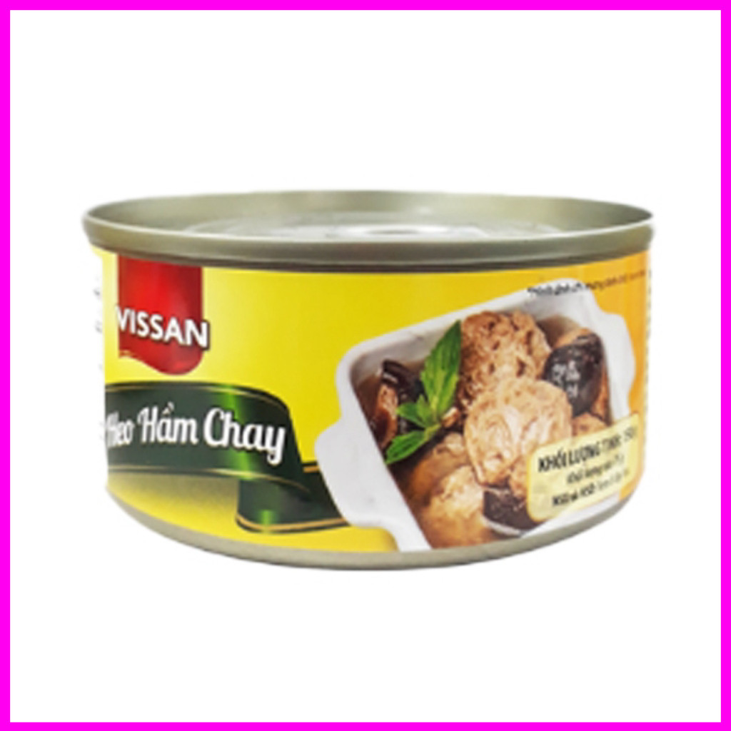 [Combo 5 Hộp] Heo Hầm Chay Vissan – Date 2028, HSD 36 Tháng, Ăn Liền Tiện Lợi
