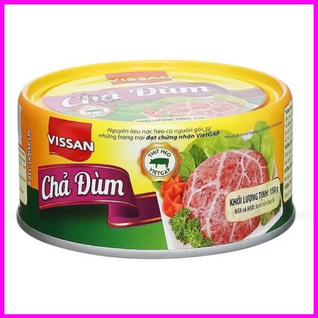 [Combo 5 Hộp] Chả Đùm Vissan – Date 2028, HSD 36 Tháng, Ăn Liền Tiện Lợi