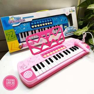 ```Đàn Piano Trẻ Em Kèm Mic - Đồ Chơi Âm Nhạc Thú Vị Cho Bé - Thương Hiệu POPITOYS```