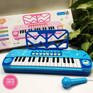 ```Đàn Piano Trẻ Em Kèm Mic - Đồ Chơi Âm Nhạc Thú Vị Cho Bé - Thương Hiệu POPITOYS```