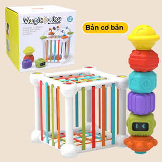 ```Bộ Đồ Chơi Hộp Dây Thả Màu Sắc – Sản Phẩm Montessori Thông Minh Dành Cho Trẻ Từ 3 Đến 9 Tháng - POPITOYS```