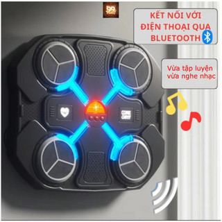 Máy Tập Boxing Theo Nhạc Gắn Tường Dành Cho Trẻ Em - Tập Luyện Tại Nhà, Kết Nối Bluetooth Thú Vị - POPITOYS
