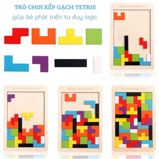 ```Xếp Hình Tetris Đại Gạch Gỗ Russia, Đồ Chơi Thông Minh Phát Triển Tư Duy Cho Trẻ Từ 3 Tuổi```
