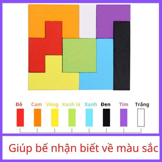 ```Xếp Hình Tetris Đại Gạch Gỗ Russia, Đồ Chơi Thông Minh Phát Triển Tư Duy Cho Trẻ Từ 3 Tuổi```