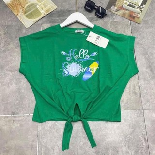 Áo nhóm du lịch,áo chất cotton mềm mịn mát,áo đội nhóm ,áo tay hến cột dây trẻ xinh Hello.