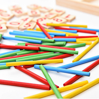 Bộ Đồ Chơi Giáo Dục Domino Số Đếm Và Que Tính Thông Minh Giúp Bé Phát Triển Tư Duy Học Toán, HTS-POPIKI