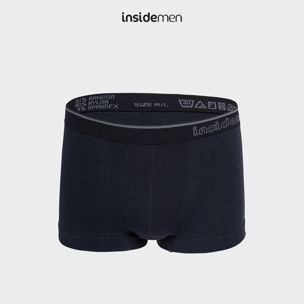 Quần Boxer Dệt liền Nam Bamboo Co Giãn Insidemen Seamless Technical IBX145