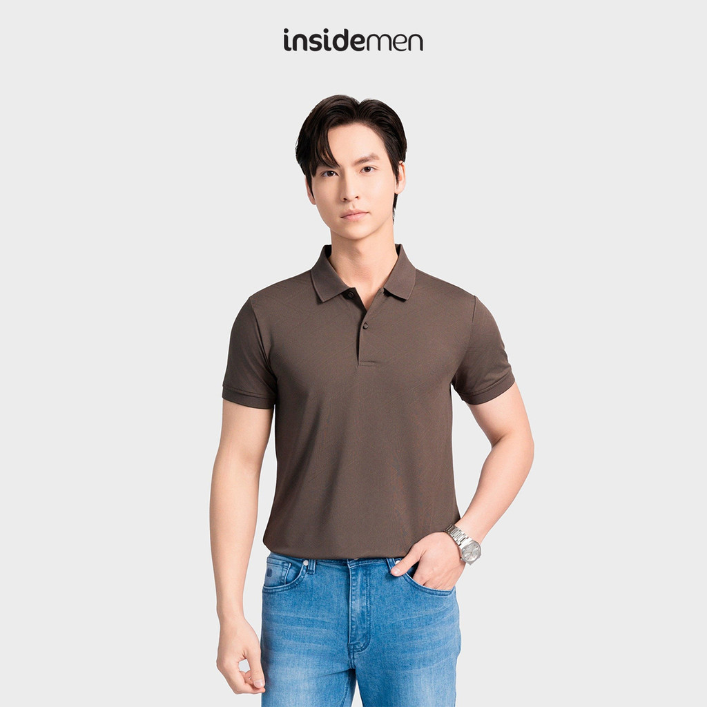 Áo Polo Nam Insidemen dáng Slim Fit thoải mái, sang trọng IPS075AS2