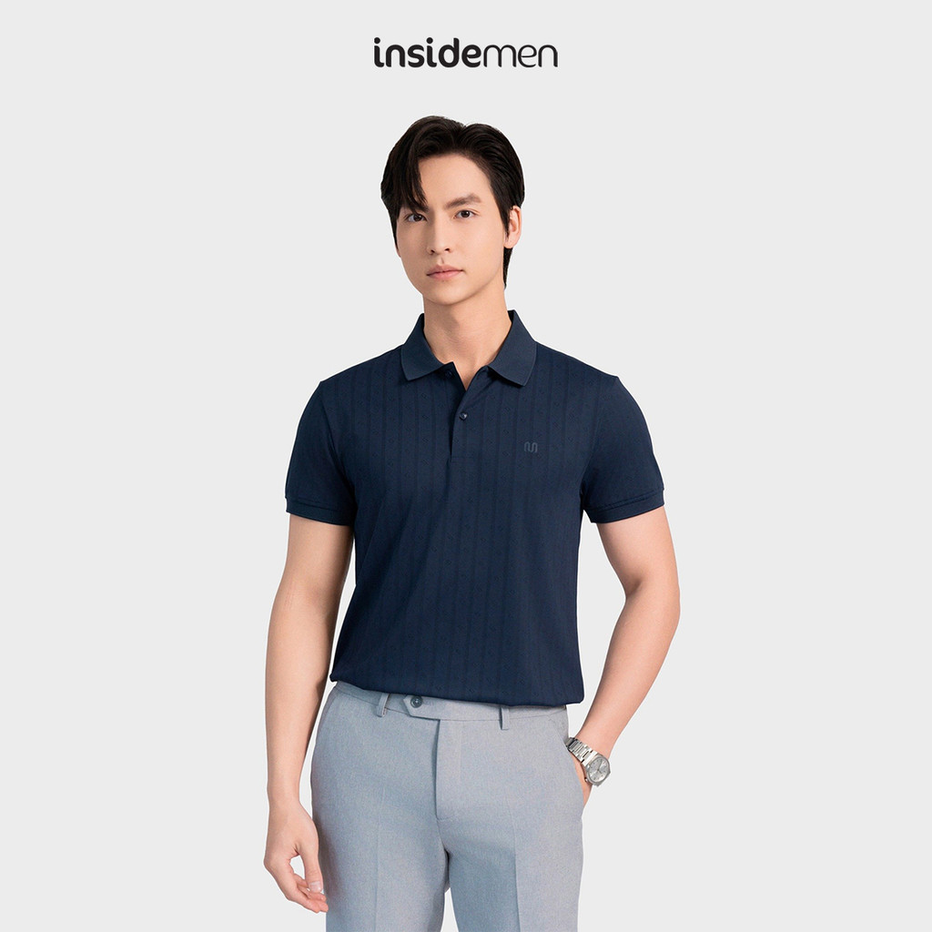 Áo Polo Nam Ngắn tay Insidemen Slim Fit Trẻ trung, năng động, phù hợp với mọi lứa tuổi IPS203AS0