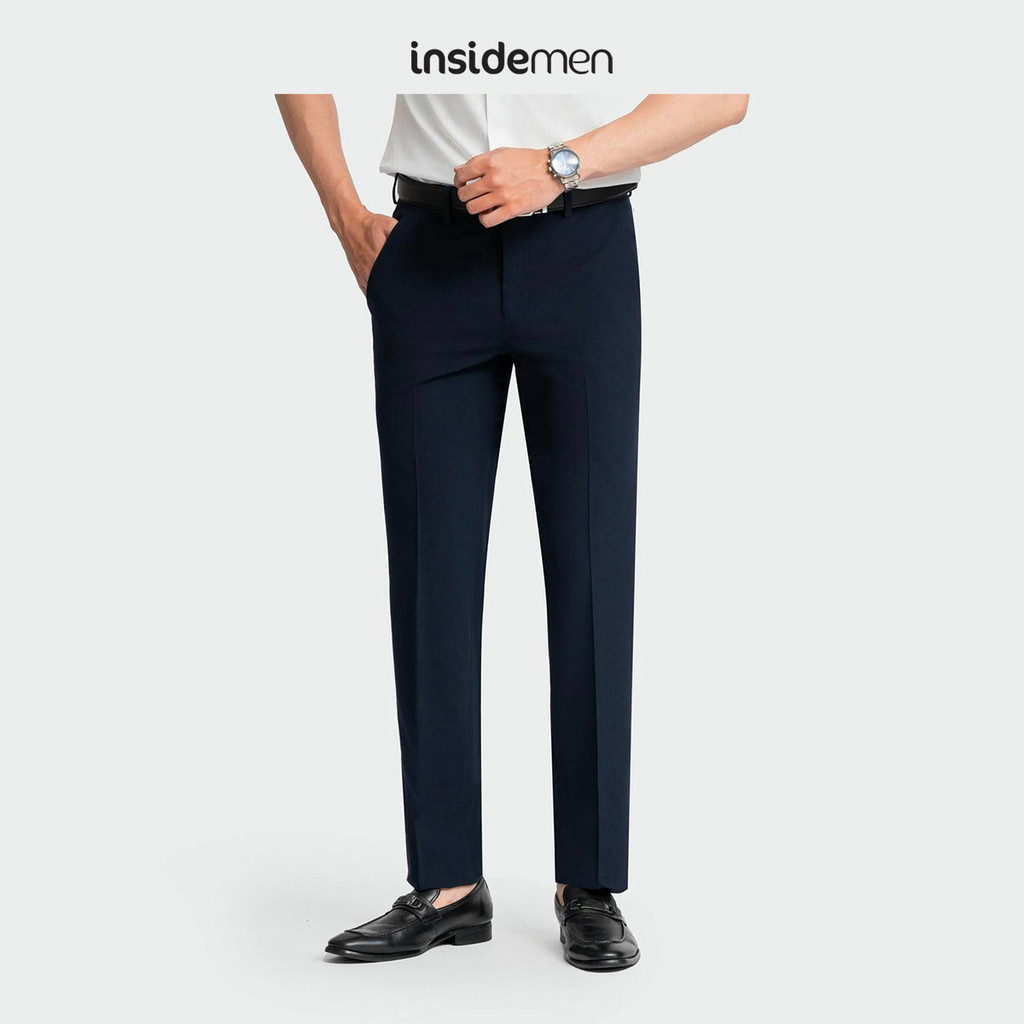 Quần Âu Nam Cropped INSIDEMEN Form Slim Fit 6TR0060Z