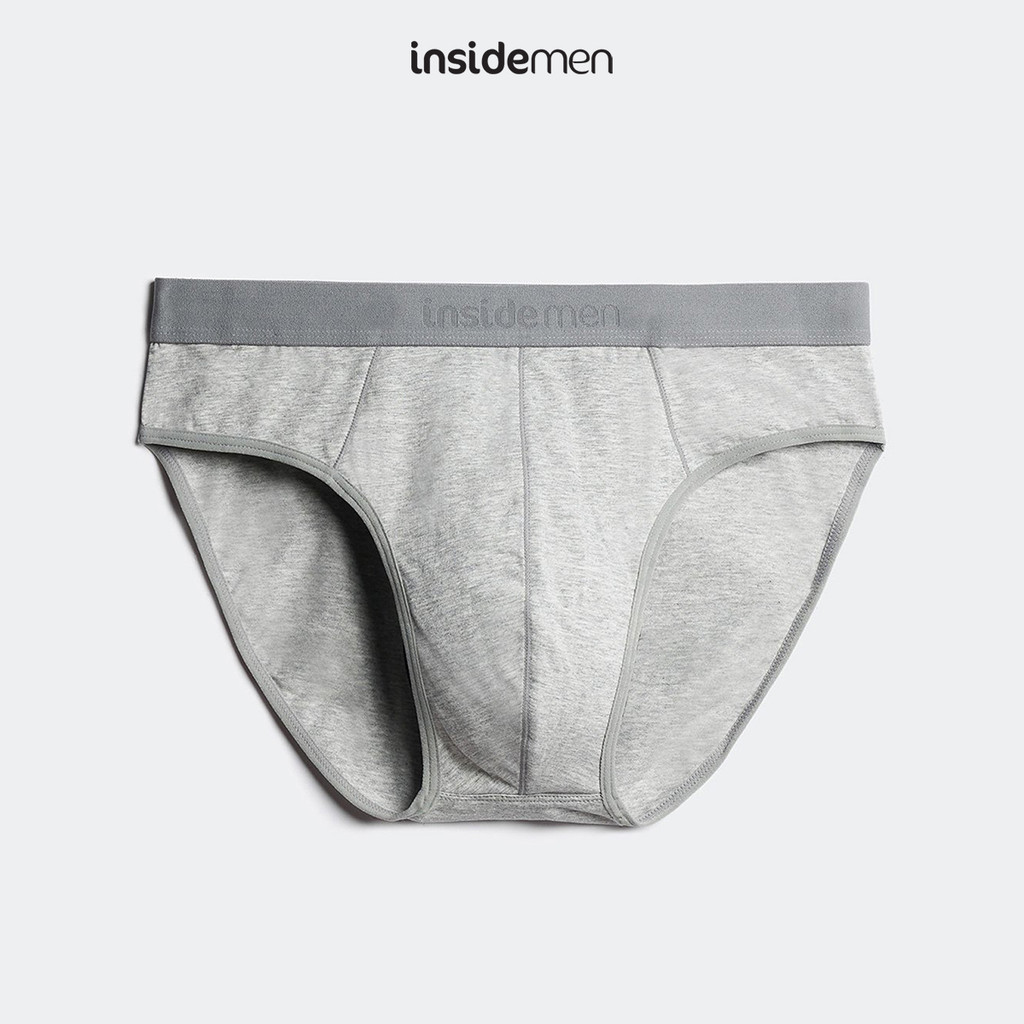 Quần lót nam tam giác INSIDEMEN brief cao cấp thiết kế đường may tinh tế ôm gọn chất liệu Cotton co giãn IBF015