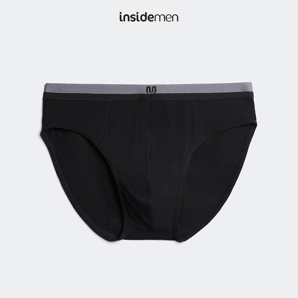 Quần lót nam tam giác INSIDEMEN vải bamboo kháng khuẩn tự nhiên thoáng khí co giãn cao cấp IBF004