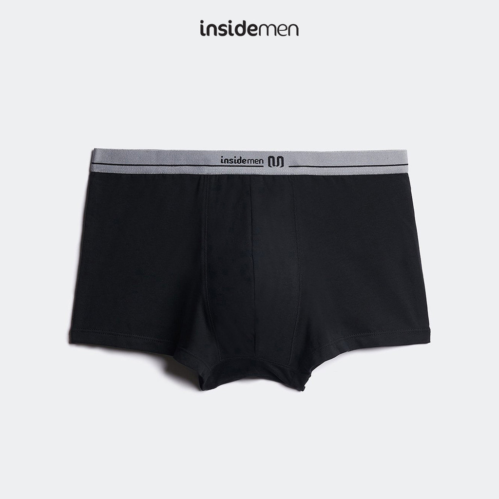 Quần lót nam Boxer INSIDEMEN vải cotton mềm mại thoáng khí co giãn 4 chiều IBX007EDP02